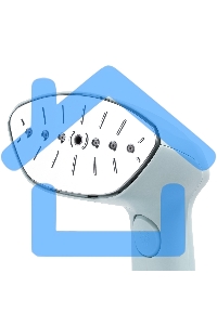 Отпариватель Galaxy Line GL 6193, голубой, ручной, 1100 Вт, постоянная подача пара до 25 г/мин