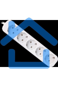 Удлинитель Defender E518 белый 1.8 м, 5 розеток 