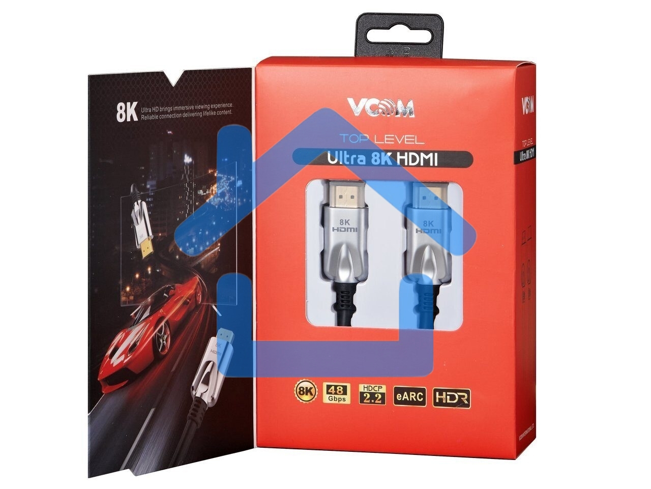 Кабель HDMI 19M/M,ver. 2.1, 8K@60 Hz 1.5m VCOM <CG862-1.5M> VCOM/TELECOM