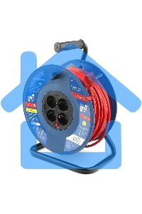 Удл. на пласт. катушке “Power Cube” IP20 16А 50м ПВС 3*1,5мм2 4 роз. с/з