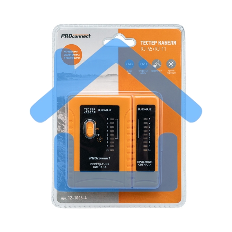 Тестер кабеля RJ-45+RJ-11 468 PROconnect