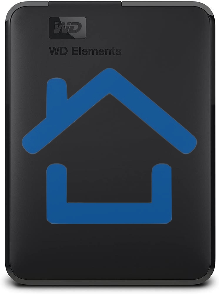 Внешний жесткий диск Western Digital Elements Portable WDBU6Y0050BBK-WESN 5ТБ 2,5