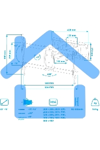 Кронштейн для телевизора Kromax CORBEL-8, 32
