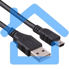 Кабель USB 2.0 A-->mini-B 5P 0.5м ExeGate EX205300RUS