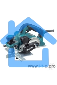 Рубанок Makita KP0810C Рубанок,1050Вт,12000об\м,ширина-82мм,глуб-4мм,3.2кг,кор,парал упор