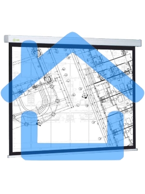 Экран Cactus 124.5x221см Wallscreen CS-PSW-124x221 16:9 настенно-потолочный рулонный белый