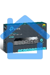 Коммутатор TP-Link SMB TL-SG1016D неуправляемый настольный/19U 16x10/100/1000BASE-T