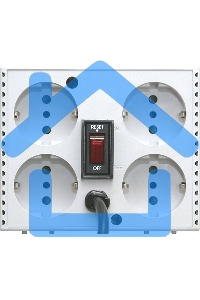  Стабилизатор напряжения Powercom Voltage Regulator, 2000VA, White, Schuko