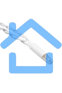 Новогодние светоукрашения Neon-night Гирлянда Айсикл (бахрома) светодиодный, 1,8 х 0,5 м, белый провод, 220В, диоды белые