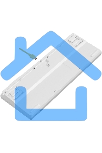 Клавиатура A4Tech Bloody S87 Energy (S87 USB ENERGY WHITE) проводная USB белый/желтый