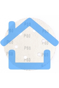 Круг абразивный Matrix на ворсовой подложке под 