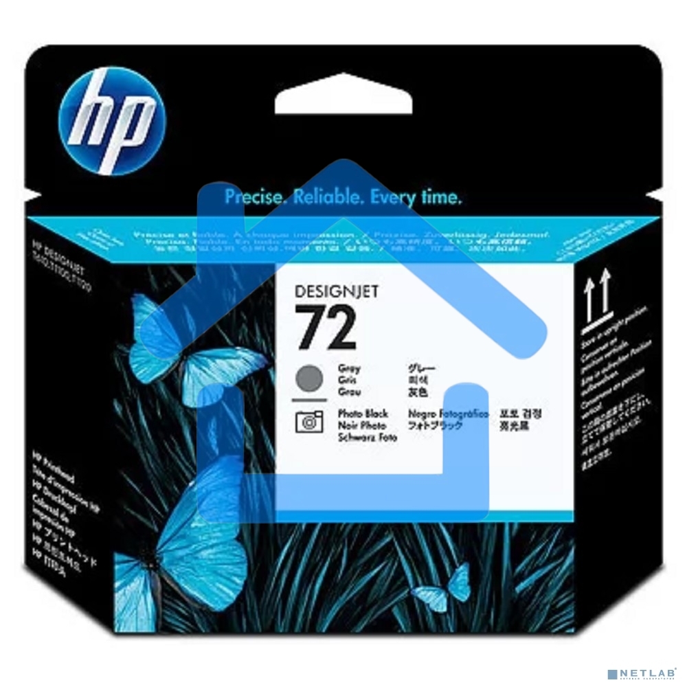 Печатающая головка HP №72 C9380A фото черный/серый печатающая головка для HP DJ T1100/T610