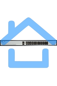 Неуправляемый PoE-коммутатор ORIGO OS1226P/285W/A1A 24x100Base-TX PoE+, 2x1000Base-T, PoE-бюджет 285 Вт, корпус металл