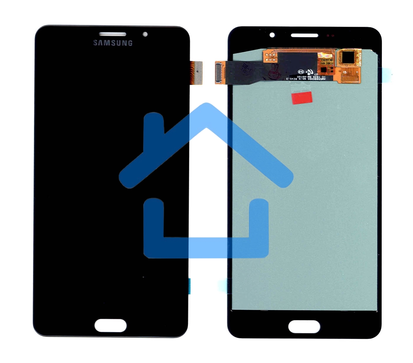 Дисплей для Samsung Galaxy A9 Pro (2016) SM-A910 oled small size черный