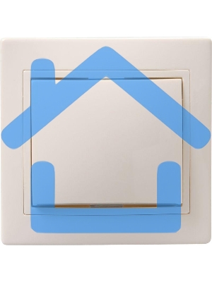 Выключатель Iek EVK10-K33-10-DM ВС10-1-0-ККм 1кл 10А КВАРТА (кремовый)