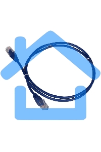 Патч-корд Lanmaster TWT UTP кат.5e, с заливными колпачками, 5.0 м, синий