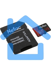 Флеш карта MicroSD card Netac P500 Extreme Pro 128Gb, retail version w/SD adapter
