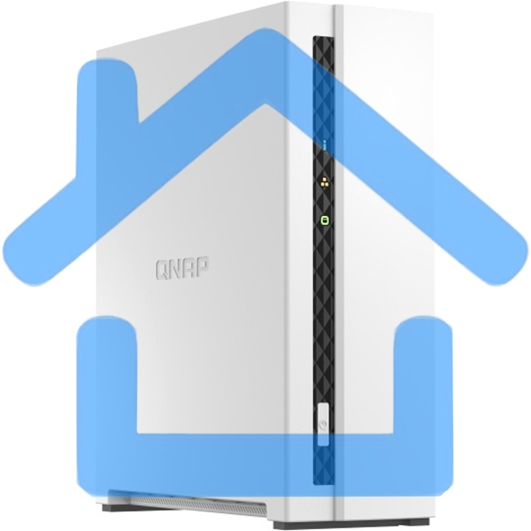 Сетевое хранилище SMB QNAP TS-133 NAS 1 HDD tray. ARM 4-core Cortex-A55 1.8GHz, ram 2 Gb (max), 1x1GbE, 1xUSB 2.0 port,1xUSB 3.2 Gen 1