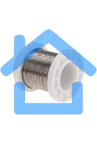 Припой ПОСу 95-5, 100г, Ø1мм, (олово 95%, сурьма 5%), бессвинцовый, ГОСТ 21931-76, катушка Rexant