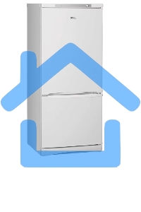 Холодильник Stinol STS 150 белый двухкамерный 191/72л морозилка снизу