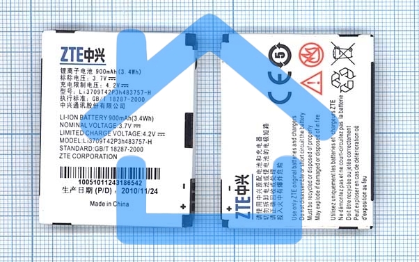 Аккумуляторная батарея Li3710T42P3h483757 для ZTE E810 ZTE F450 3.7V 3.33Wh
