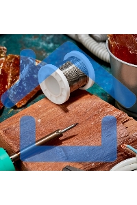 Припой ПОСу 95-5, 100г, Ø1мм, (олово 95%, сурьма 5%), бессвинцовый, ГОСТ 21931-76, катушка Rexant