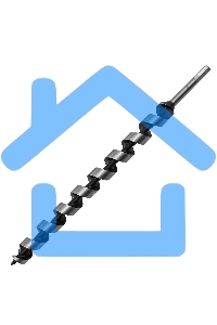 Сверло Matrix по дереву шнековое, 30x460 мм, 6-гранный хвостовик