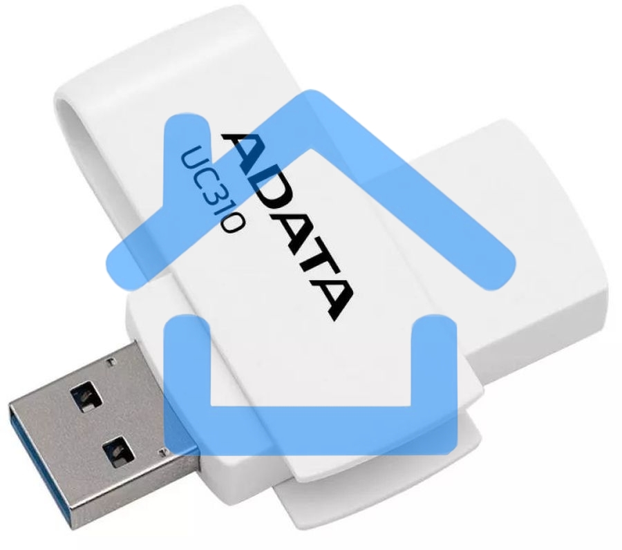 Флешка USB R/W ADATA R/W USB3 64Gb WHITE UC310-64G-RWH