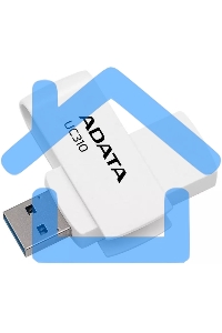 Флешка USB ADATA UC310 (UC310-64G-RWH), 64 Gb, USB 3.2 Gen 1, R/W 100/30, белый