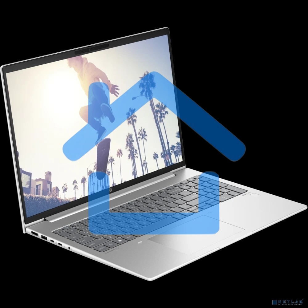Ноутбук HP ProBook 460 G11 серебристый Core Ultra 7 155U 16Gb SSD 512Gb Intel Graphics 16