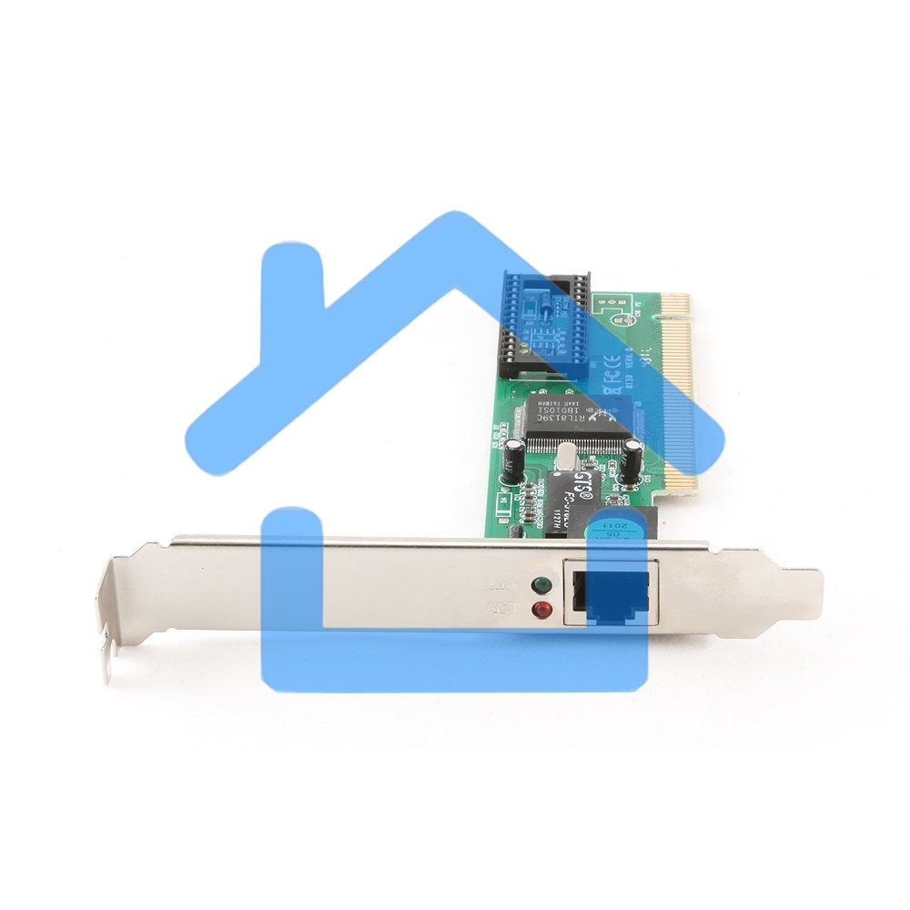Сетевой адаптер Ethernet Gembird NIC-R1 100/10, PCI, чипсет RTL8139C