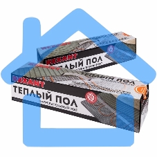 Теплый пол (нагревательный мат) Rexant Extra, площадь 0,7 м2 (0,5 х 1,4 метра), 112Вт, (двух жильный)
