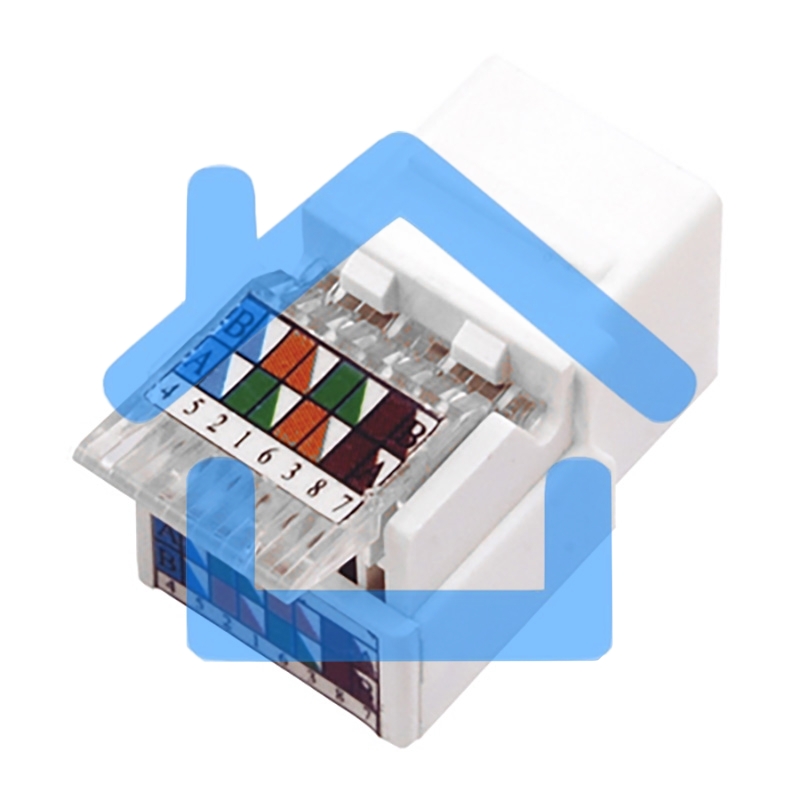 Модуль Rexant Keystone Jack RJ-45(8P8C), UTP неэкранированный, кат.5e, тип 180 градусов,самозажимной, белый