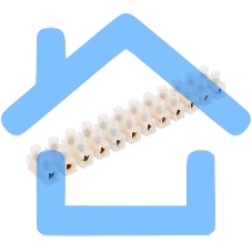 Клеммная колодка винтовая KВ-16 (6-16 мм²), ток 30 A, полиэтилен белый, индивидуальная упаковка, 1 шт. (ЗВИ) Rexant