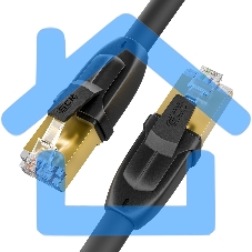 Патч-корд GCR PROF прямой 7.5m, FTP медь кат.6, позолоч. контакты и коннектор, 25 AWG, Deluxe ethernet high speed 10 Gbит/с, RJ45, T568B, GCR-52548