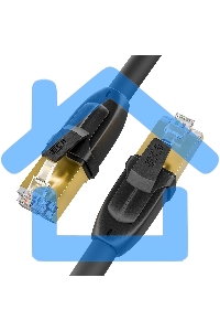 Патч-корд GCR PROF прямой 7.5m, FTP медь кат.6, позолоч. контакты и коннектор, 25 AWG, Deluxe ethernet high speed 10 Gbит/с, RJ45, T568B, GCR-52548