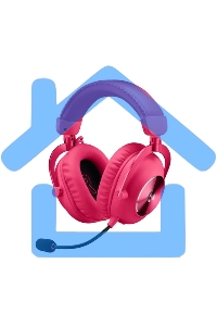 Игровая беспроводная гарнитура Logitech G Pro X 2 Wireless, розовый 981-001275