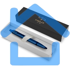 Ручка шариковая Parker IM Monochrome K328 (CW2172966) Blue PVD M, синие чернила, подарочная коробка