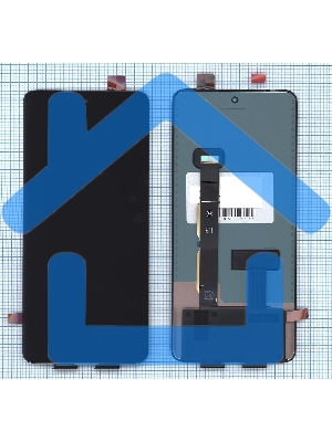 Дисплей для Motorola Edge 40 в сборе с тачскрином черный