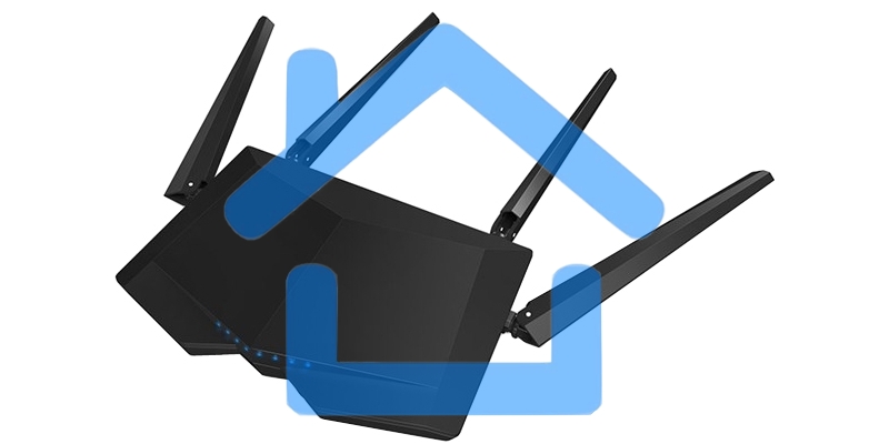 Маршрутизатор Tenda AC6 AC1200 Двухдиапазонный, Wi-Fi маршрутизатор, 4*5 дБи внешние антенны