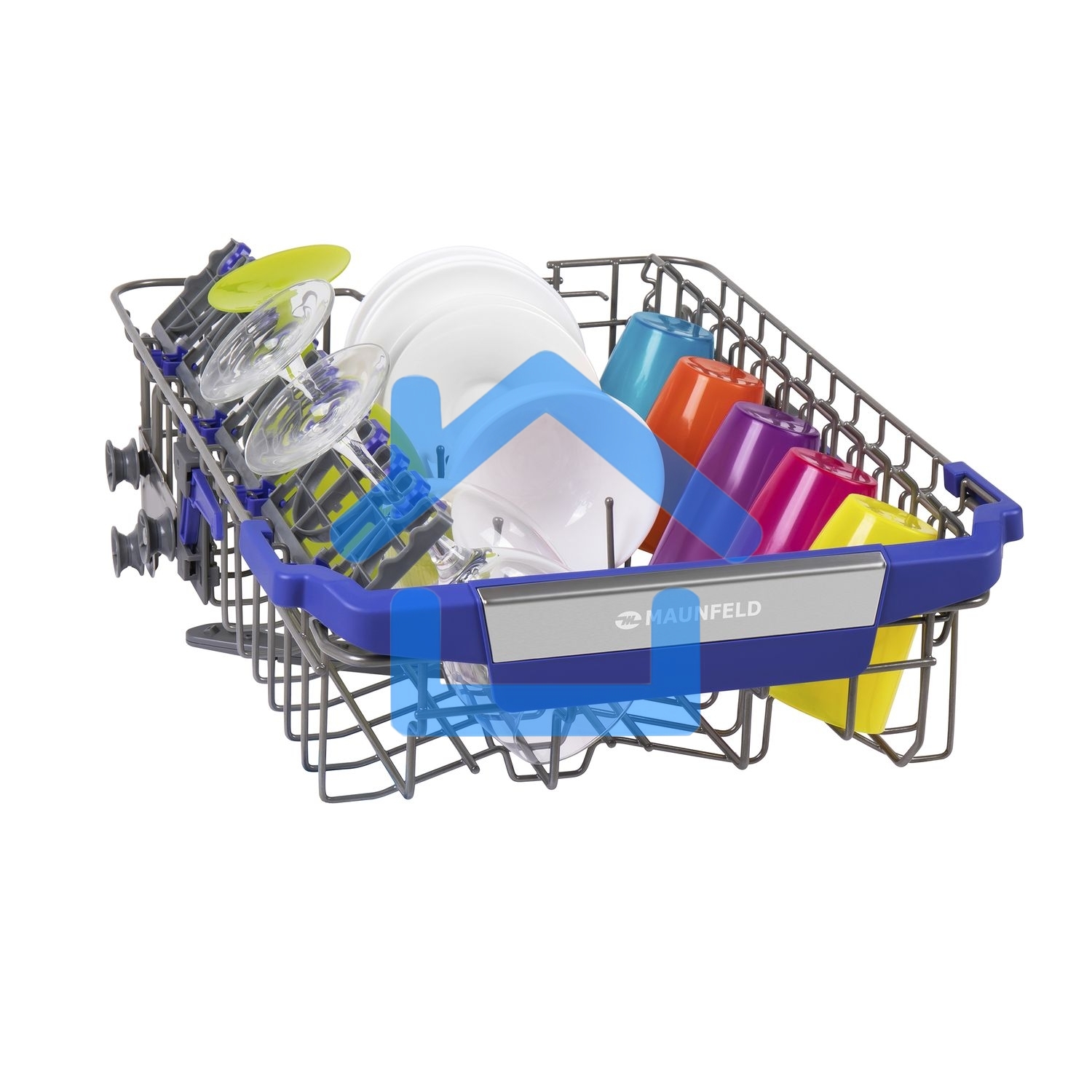 Встраиваемая посудомоечная машина Maunfeld MLP-08IMR, черный, 44.5 см, 10 компл., 47 дБ, класс A++