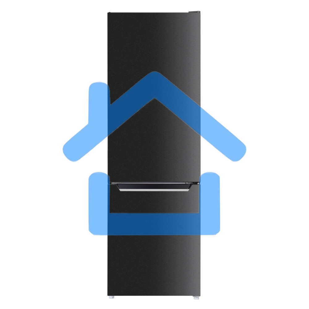 Холодильник Maunfeld MFF176SFSB черный двухкамерный 188/75л морозилка снизу, ручная разморозка