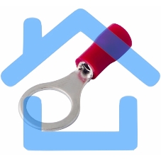 Наконечник кольцевой изолированный ø 8.4 мм 0.5-1.5 мм² (НКи 1.5-8/НКи 1,25-8) красный Rexant