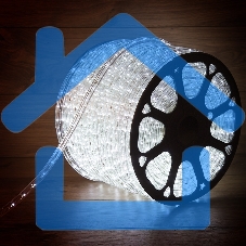 Дюралайт Neon-night LED, эффект мерцания (2W) - белый Эконом 24 LED/м, бухта 100м