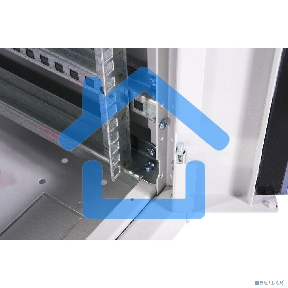 Шкаф телекоммуникационный напольный ЭКОНОМ 24U (600 × 600) дверь стекло, дверь металл