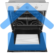 Шкаф духовой газовый с электрическим грилем Maunfeld MOGS703W, встраиваемый