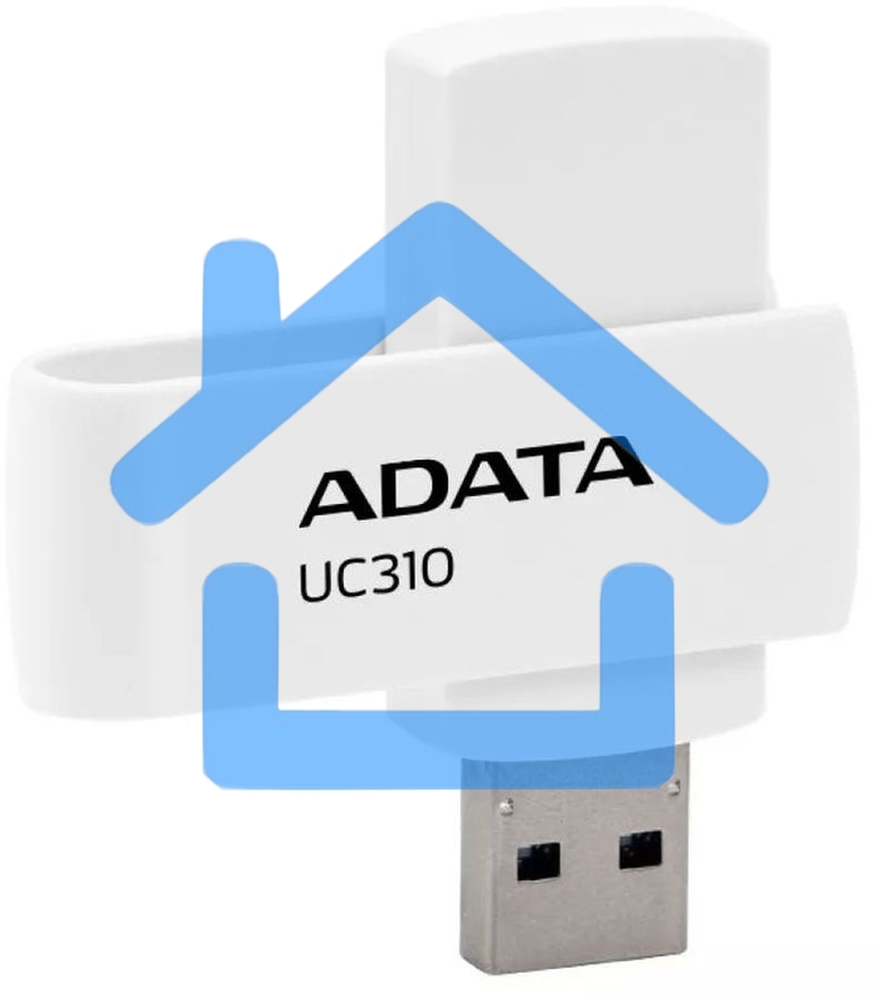 Флешка USB R/W ADATA R/W USB3 64Gb WHITE UC310-64G-RWH