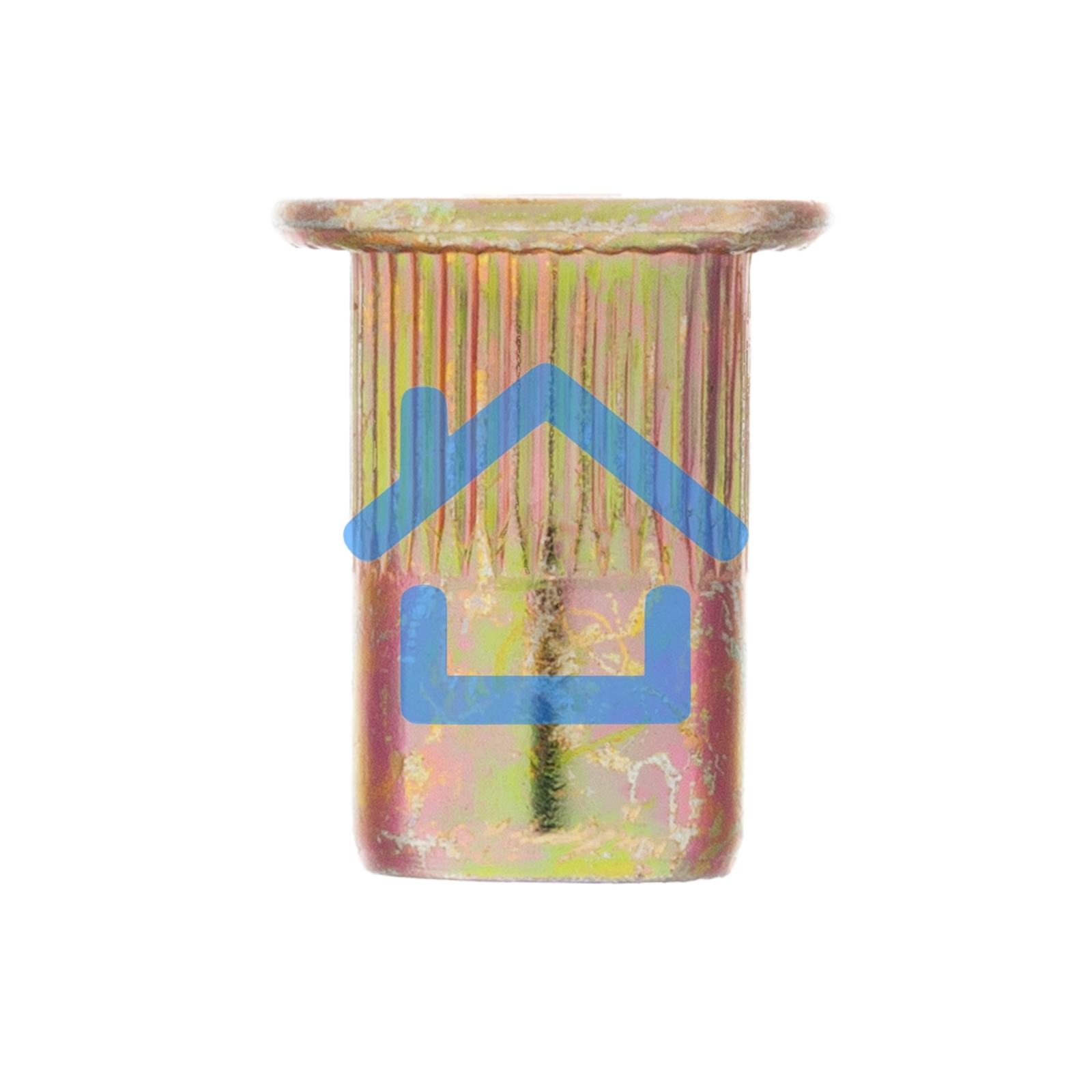 Заклепки резьбовые Denzel стальные, оцинкованные, М6, пластиковый кейс, 70 шт.