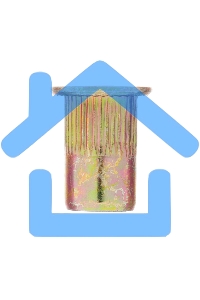 Заклепки резьбовые Denzel стальные, оцинкованные, М6, пластиковый кейс, 70 шт.