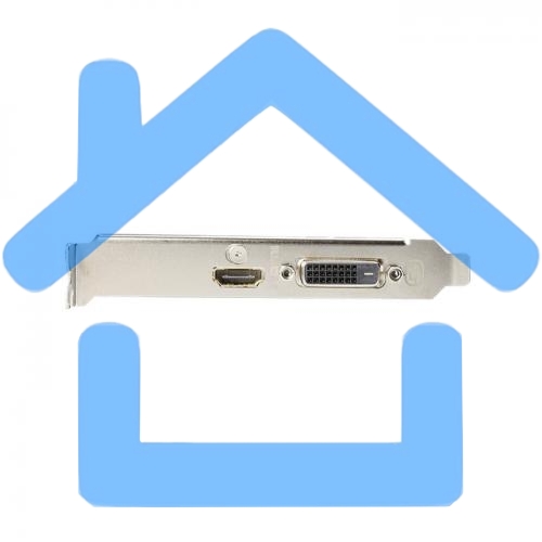 Видеокарта Gigabyte GV-N1030D4-2GL NVidia GeForce GT 1030, 2Gb DDR4/64-bit, PCI-Ex16 3.0, DVI-Dx1, HDMI2.0bx1, LP, 2-slot cooler, Retail